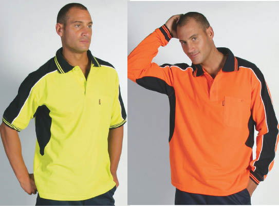 3895 & 3896 poly cotton Contrast polo